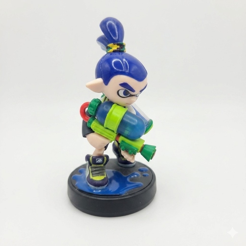 Nintendo Amiibo Figurine Splatoon Blue Inkling Boy Character